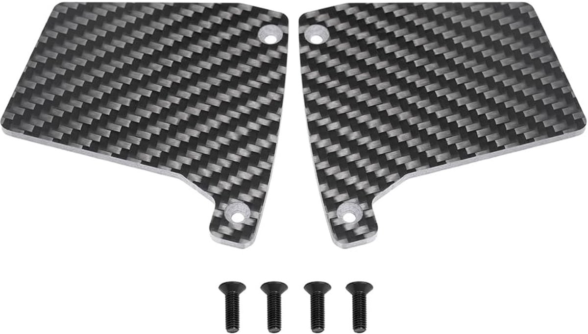 2 stuks koolstofvezel Winglets voor ARR-ma 1/7 Felony BLX 6s, Infraction BLX 6s, Limitless F1 upgrade onderdeel