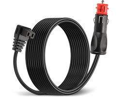 12V-24V Auto Koelbox verlengkabel 4M, sigarettenaansteker stekker vervangingskabel voor autokoelkast Dometic, Alpicool, Waeco CF, ARB, Setpower, ICECO compressor voedingskabel DC 12V