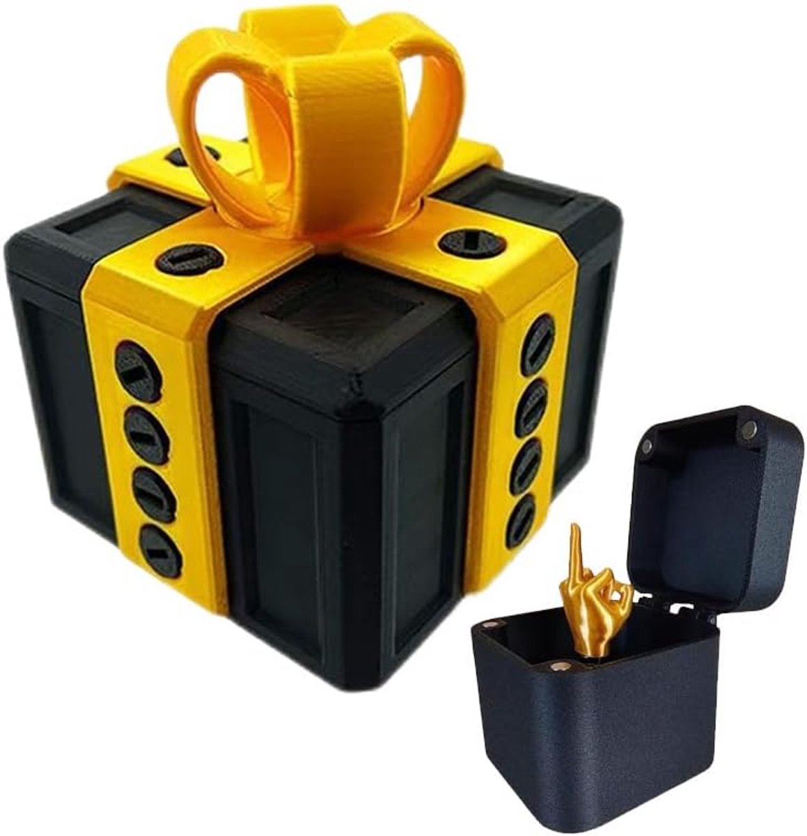 Weploda Verleidelijke geschenkdoos, 3D-cadeaudoos, verrassingsdoos voor bruidsvinger, parodieke handgrap, pop-up met - ShopVlot