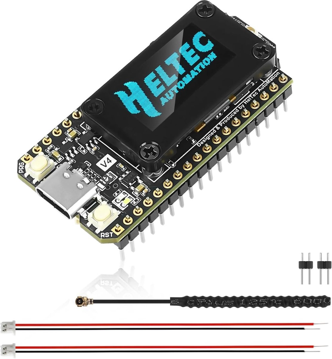 WiFi LoRa 32 V4 ESP32 Bluetooth WiFi Development Board with 0.96 inch OLED Display ESP32-S3R2 Low-Power IoT - ShopVlot