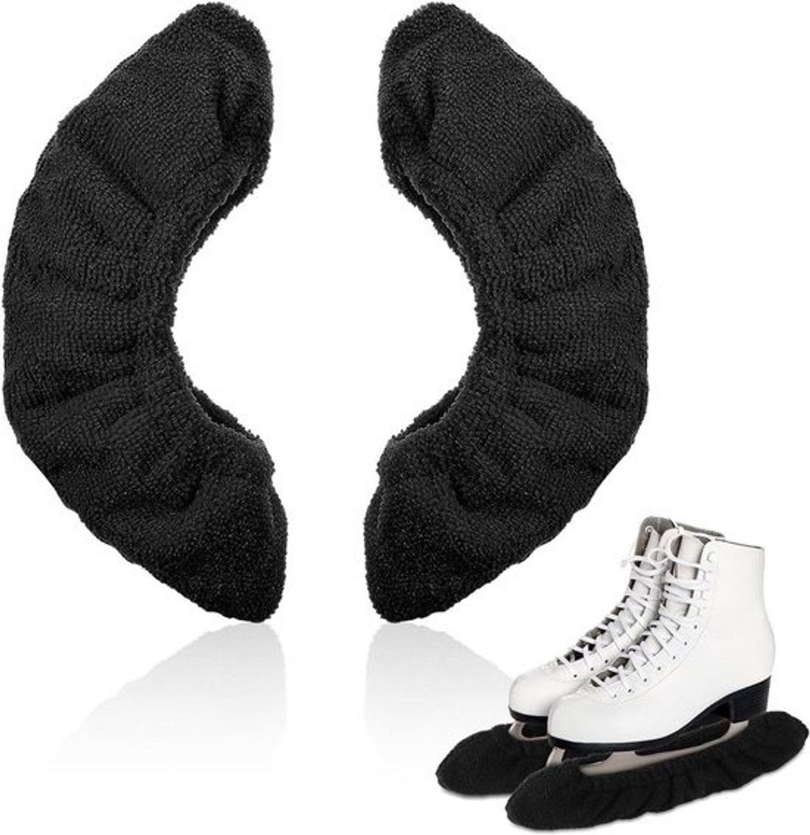 Skate blade covers voor ijsschaatsen - elastische bescherming voor mannen, vrouwen en kinderen - onderhoud en veiligheid