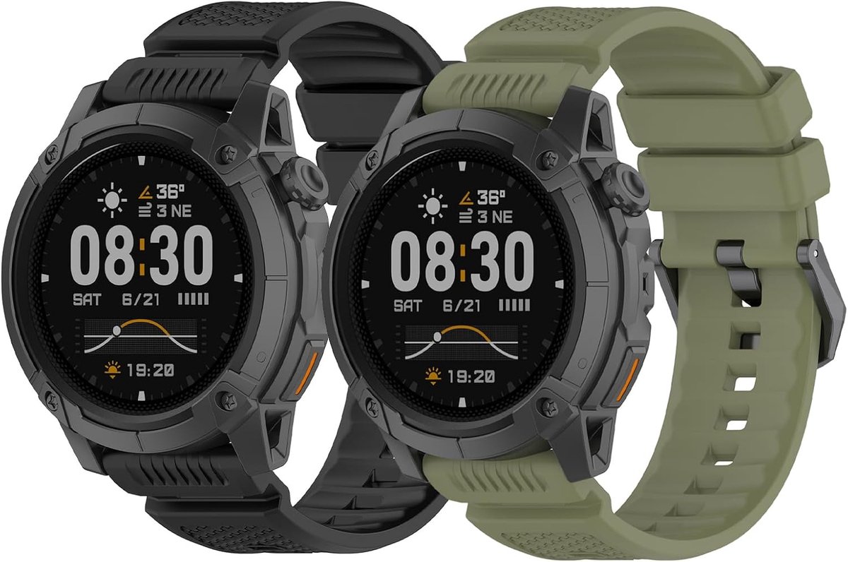 Coros Nomad Soft Silicone Sports Bracelets, Quick Change System Replacement Strap, Waterproof, Adjustable - ShopVlot