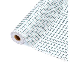 ImnBest Vinyl Transfer Film Plotter 12 x 500 cm with Clear Alignment Grid, Transfer Film Plotter for Stickers, Signs - ShopVlot