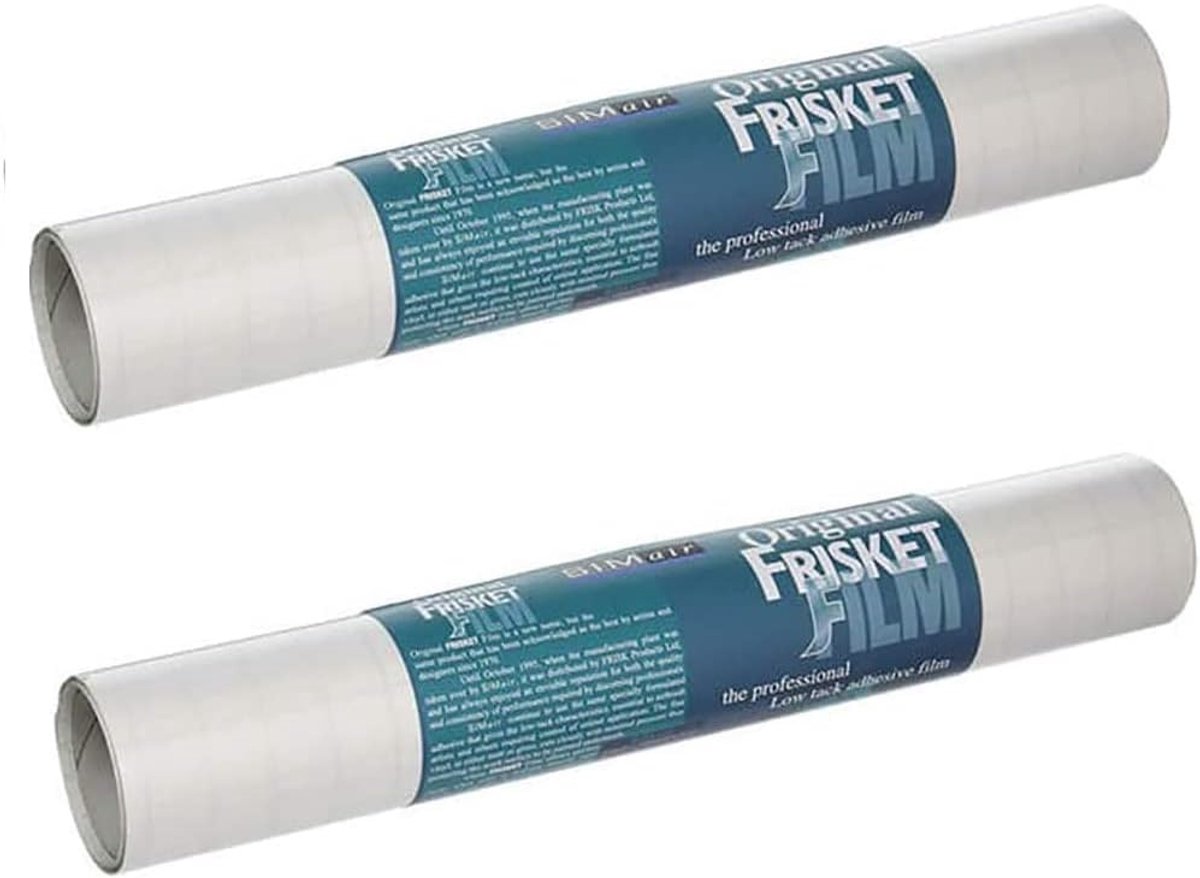 Frisket film 25.5cm x 3.65m - lage hechting - matte afwerking - ideaal voor schilderen - ShopVlot