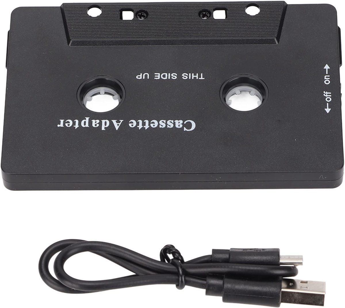 Cassette-Adapter voor Auto met Stereo-audio, Draadloze Cassette Naar Aux-adapter voor Mobiele Telefoon, Tablet, Autoradio, Mp3-speler