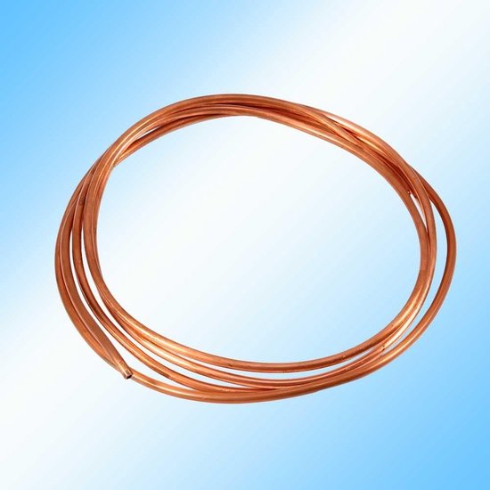 Zachte koperen buis van 2 meter, 4mm OD x 3mm ID voor koelinstallaties, sanitair en elektrische toepassingen — afbeelding 2