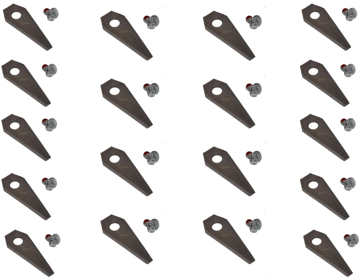 Roestvrijstalen mes van 18 x 4,9 cm voor de robotmaaier BOSCH Indego 350, 400, 1000, 1100 en 1200 Connect
