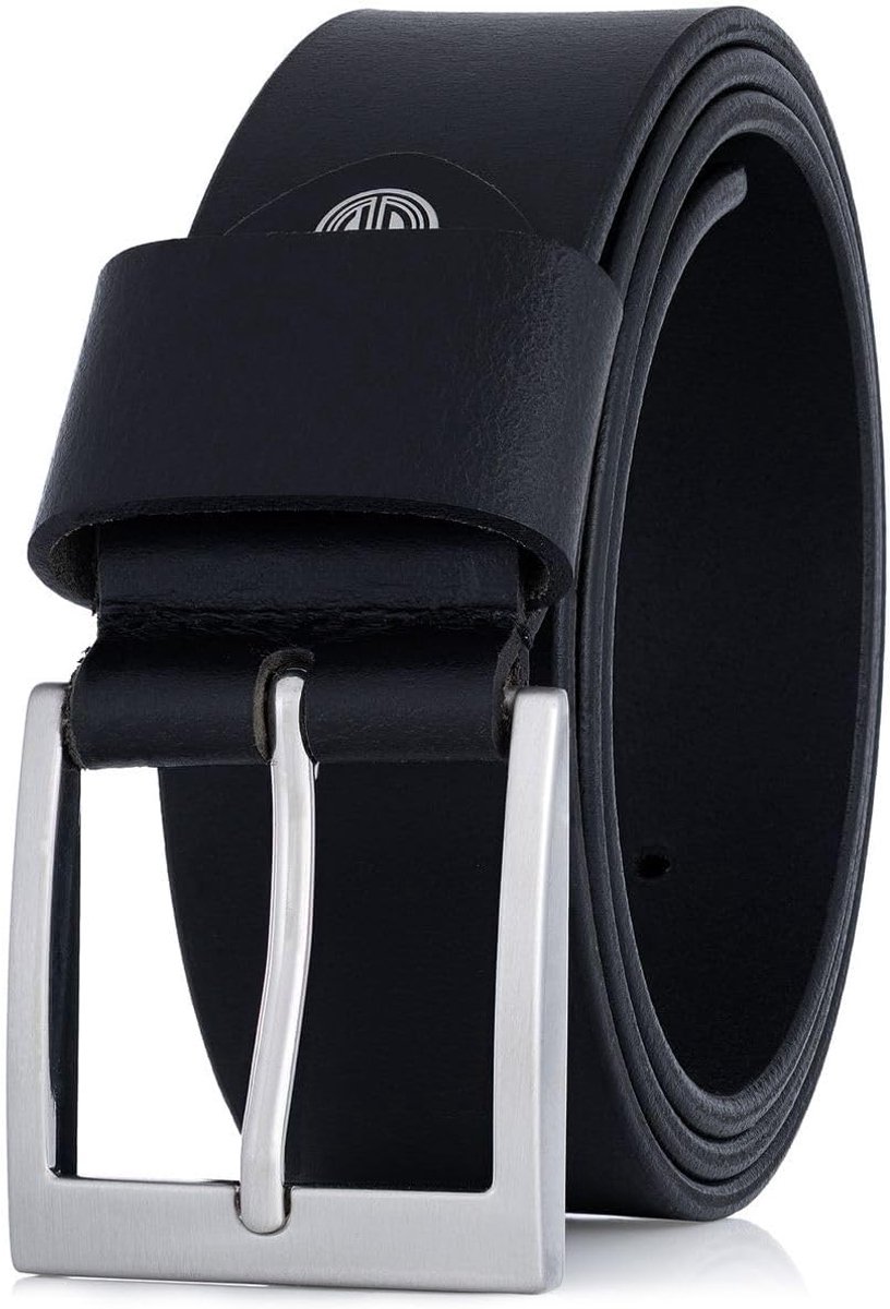 Leren riem heren 40mm breed - volnerf leer - zwart - stijlvol accessoire - ShopVlot