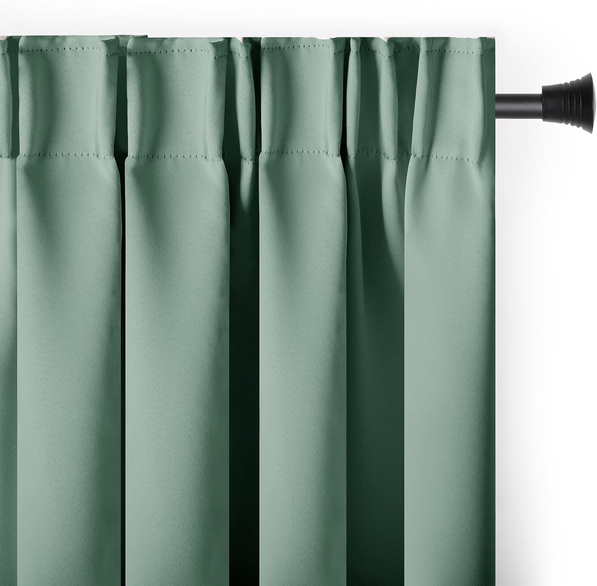 Zwarteout Gordijn 140x245 cm - Mintkleurig - Opaque Materiaal - Lichtregulatie en Privacy - ShopVlot