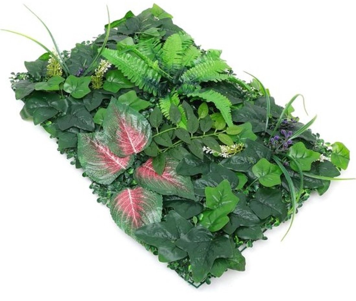 Kunstgraspaneel - Groene muur - Tuin decoratie - UV-bestendig - 62x44 cm - Groen