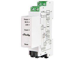 Shelly Pro 3EM 120A v2 Elektriciteitsmeter WiFi, Bluetooth Shelly