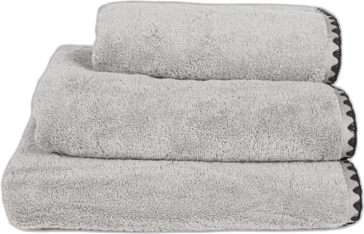 Issey Handdoek - beton -70x130 cm