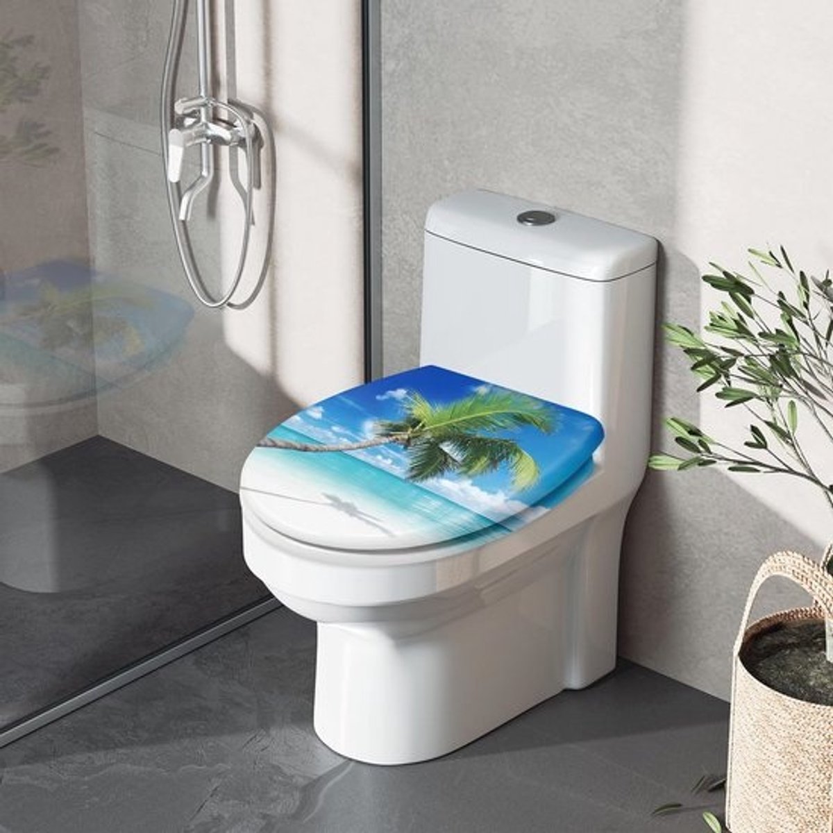 Wc-bril - met softclose | Premium antibacterieel toiletdeksel