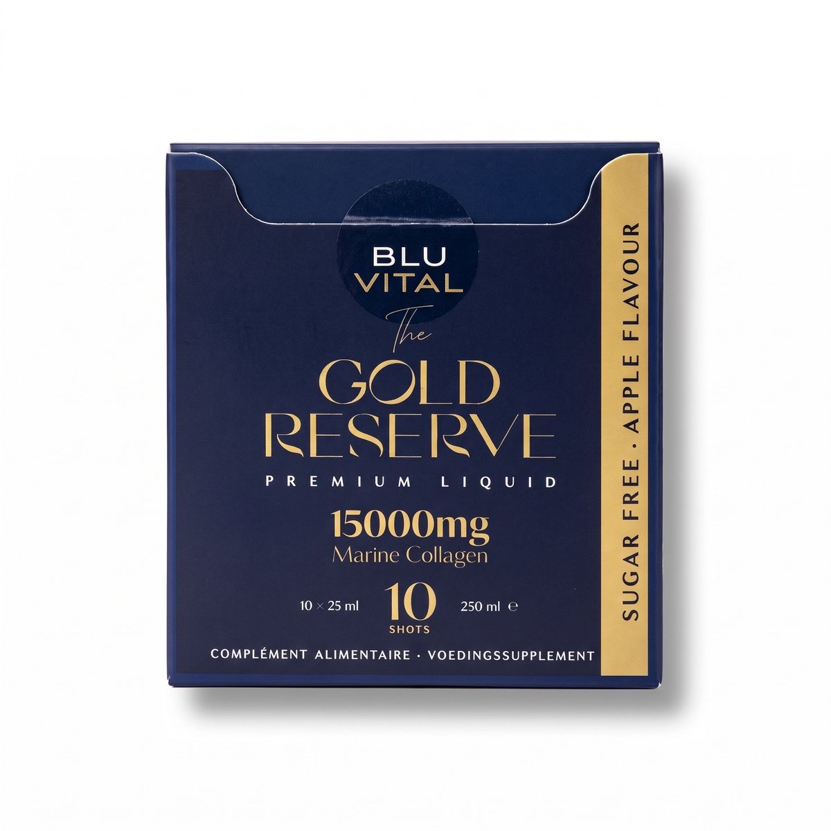 BLUVITAL Marien Collageen Shots - 15.000 mg/shot - Appel - 10 x 25 ml
