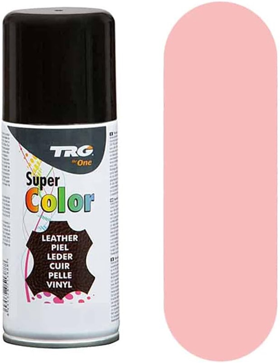 TRG The One Super Color, spray paint for leather shoes, 344 Shell Pink, 150 ml - ShopVlot