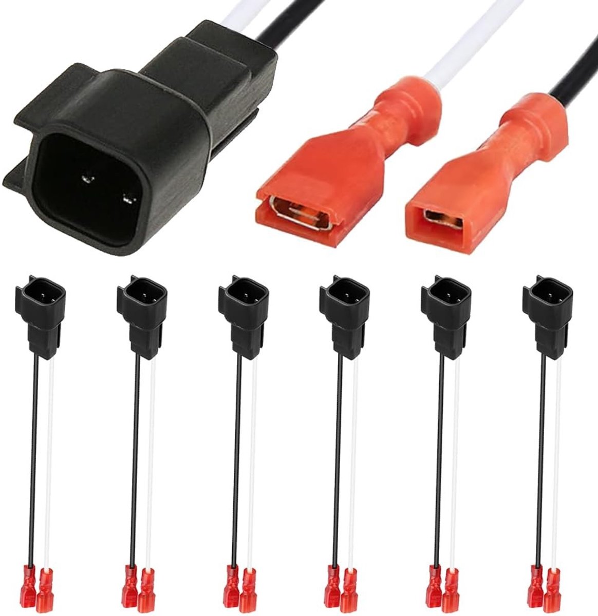 Vervangende Speaker Harness voor Ford - Speaker Draad, Autoradio Aansluitkabel met Adapter Connector voor Crown Victoria (6 Stuks)