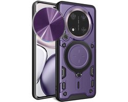 Hoesje geschikt voor HONOR Magic7 Lite/X9c - Techsuit CamGuard Pro Back Cover - Paars