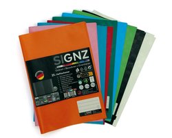 SIGNZ Bast notebook protectors DIN A4, pack of 25, assorted colours, strong 100my (0.1 mm), CO2 neutral, made in - ShopVlot