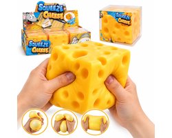 Squishy speelgoed - Mega Knijpkaas - 10 cm Super Zachte Fidget Stressbal