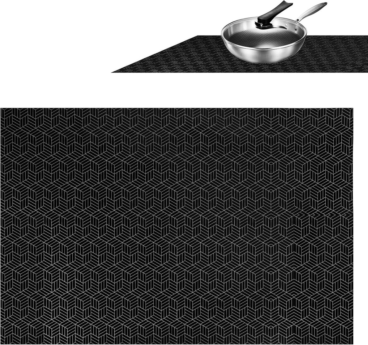 Induction Mat Induction Hob Protective Mat 52 x 78 cm Large Silicone Induction Cooker Mat for Induction Hob Better - ShopVlot