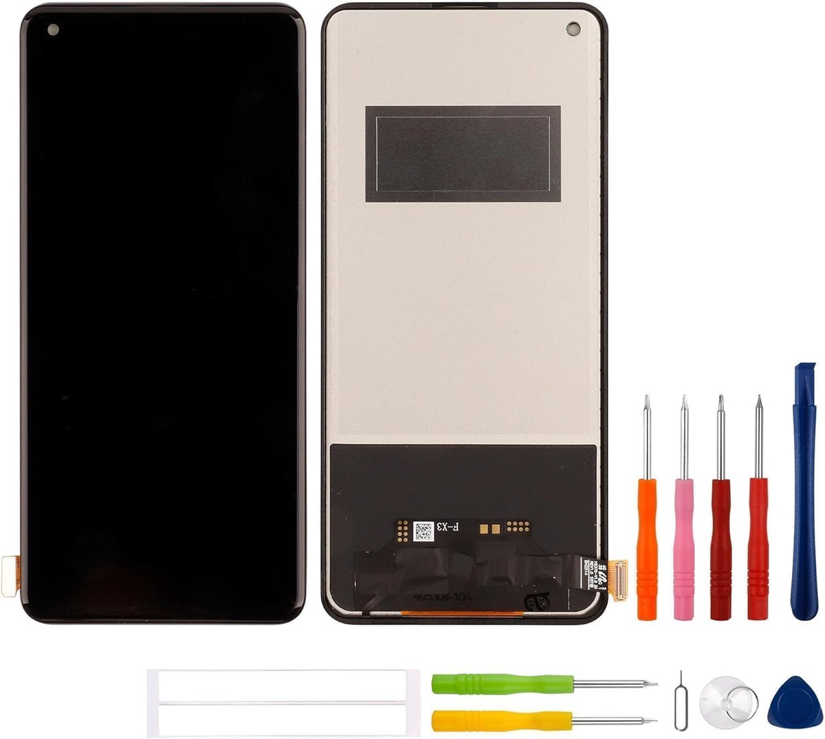 Digitizer met lcd-display, geen vingerafdrukfunctie, vervanging voor Oneplus 9 Pro/Oneplus 10 Pro/Oneplus 11 lcd-display, touchscreen, digitizer met verbeterde reparatiegereedschapsset