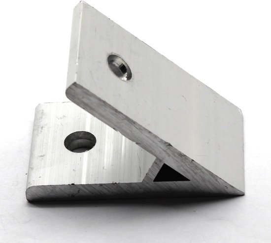 (6 stuks) 4545 Serie 45 Graden Hoek Hoek Beugels Hoek Braces Connectors Joint Voor Aluminium Extrusie Profiel — afbeelding 3