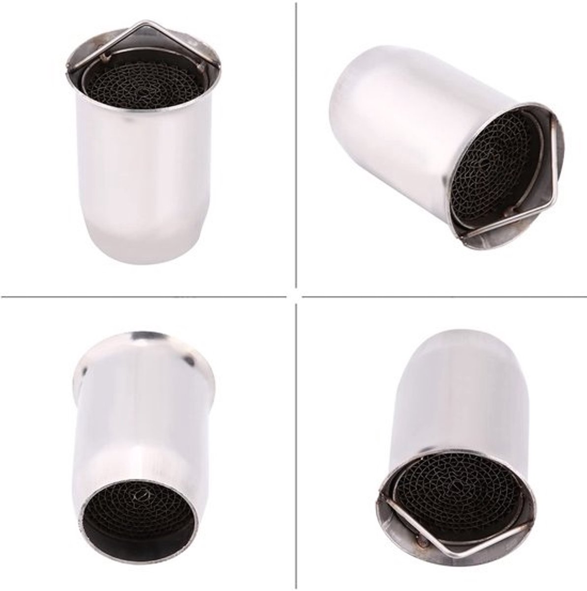 Dailygoody - Universele motorruisdemper - 51 mm - Geluidsdemper