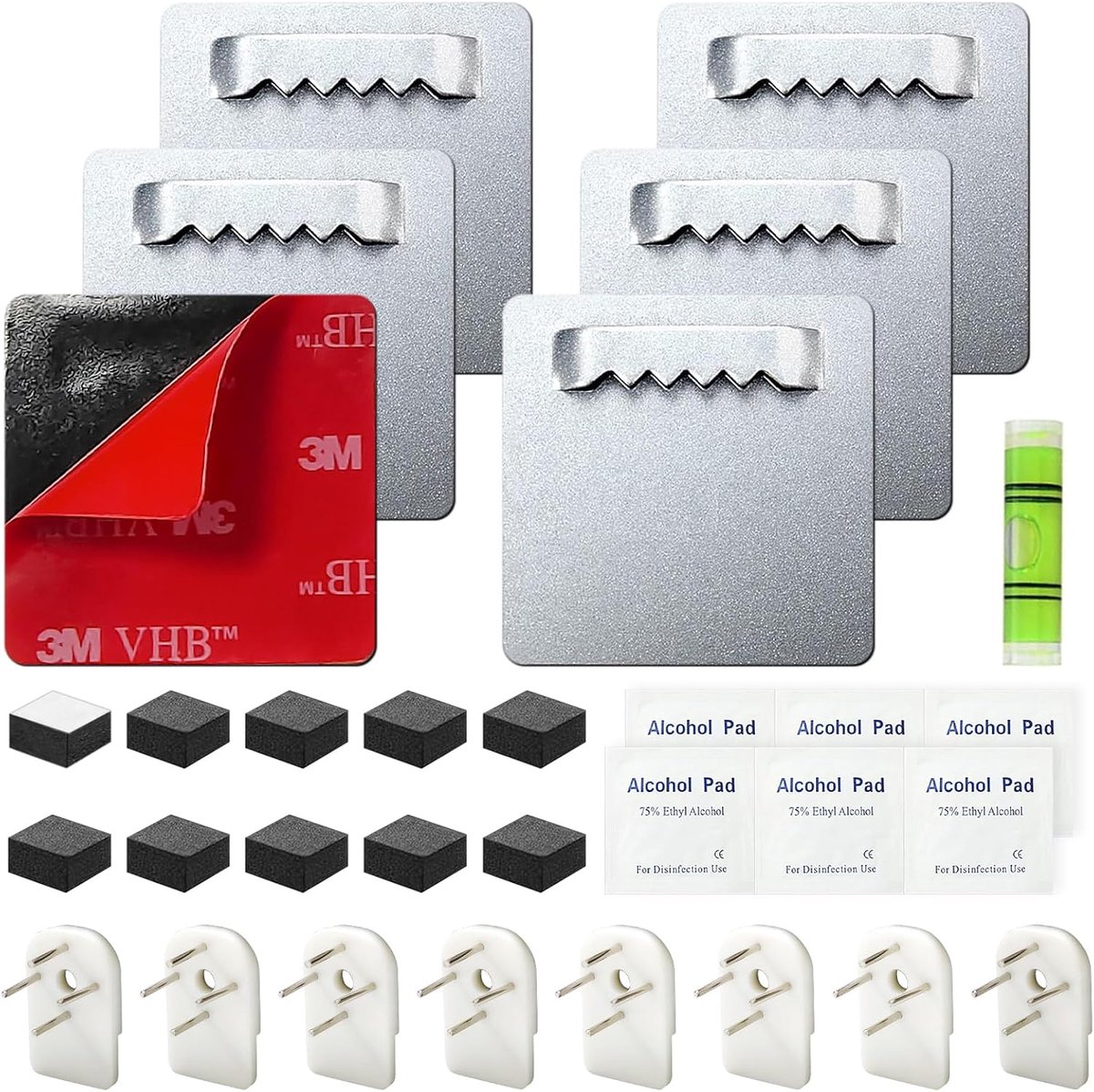 6 pcs photo hooks self-adhesive (styles 1) - ShopVlot