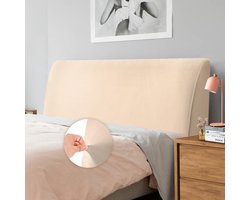 Hoofdeinde Hoezen Bed Hoofddeken, Zachte Stretch Fluwelen Stof Stofdichte, Stofdichte Beschermhoes voor Gevulde Slaapkamer Hoofdeinde, Fluweel Stof (150-170 cm (Queen), Camel) Caijin Bed