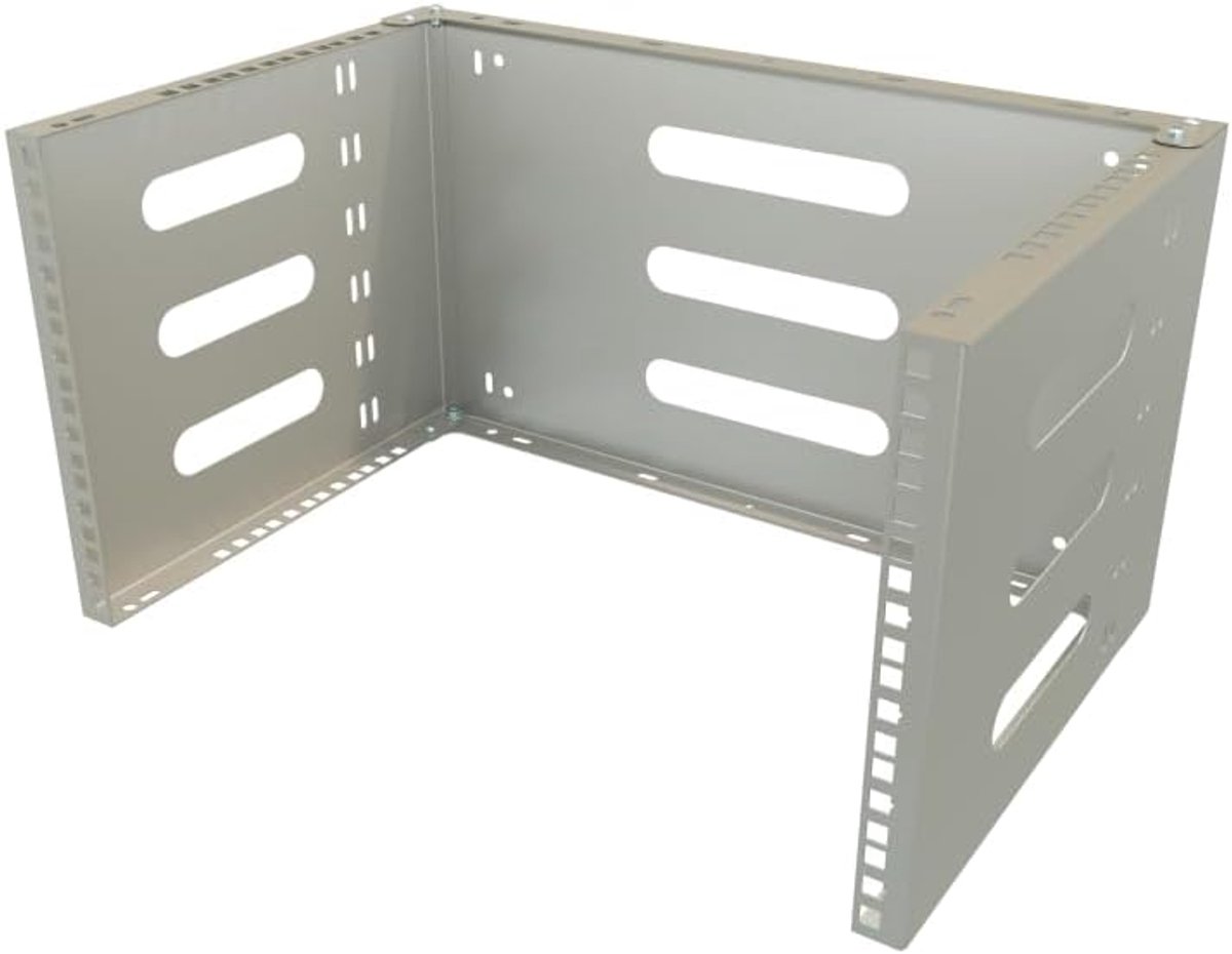 Holder Wall Mounted 19" 6U, 330mm, Grey