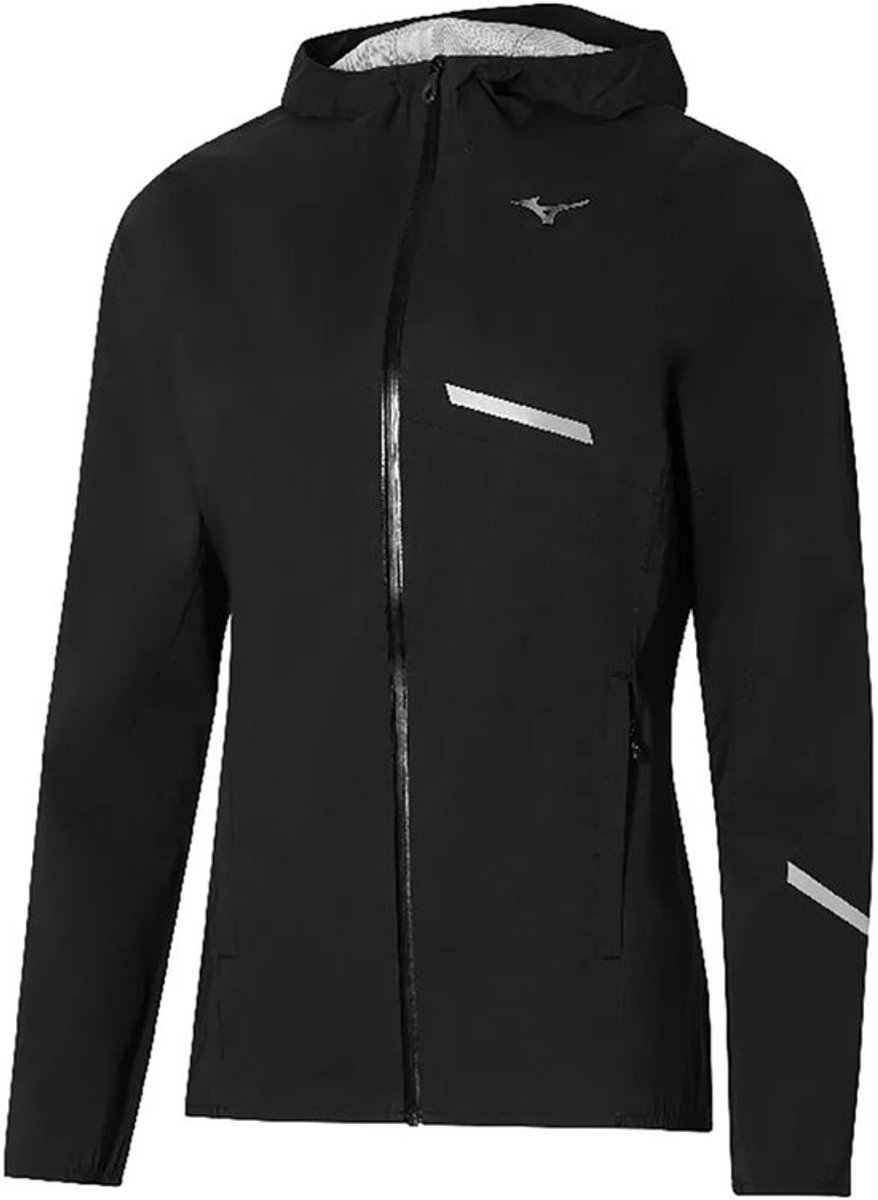 Mizuno Waterproof 20K ER Hardloopjack Dames Zwart