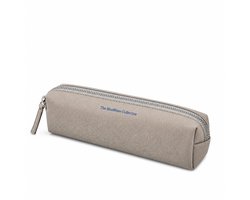 Etui Pennenzak Klein – School Etui voor Jongens & Meisjes – Gerecycled Plastic – Re.3 Cycle – Grijs – The BlueWave Collective