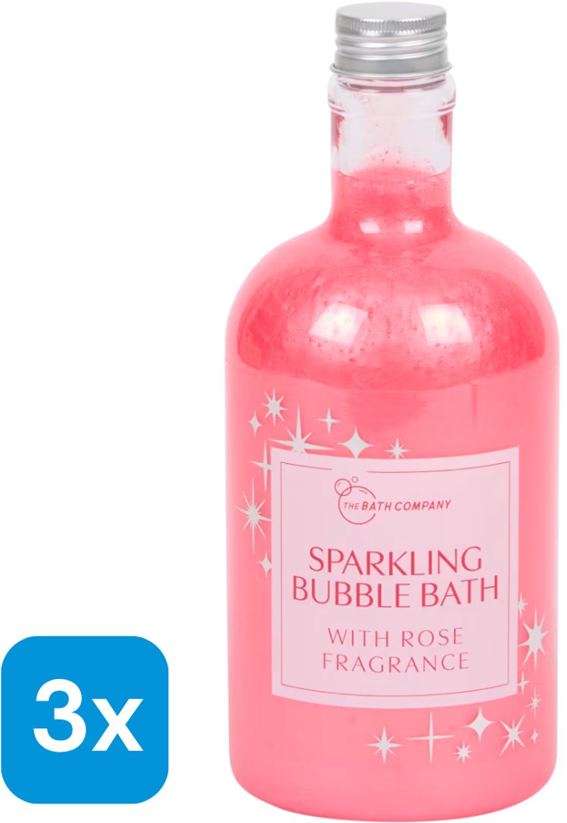 3x 750 ml The Beauty Dept. shimmering badschuim