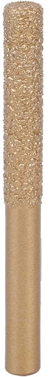 Diamantprofielwielfrees - voor marmer en kwartssteen - Gesoldeerd naadmes - 6.35 mm - Gouden schacht