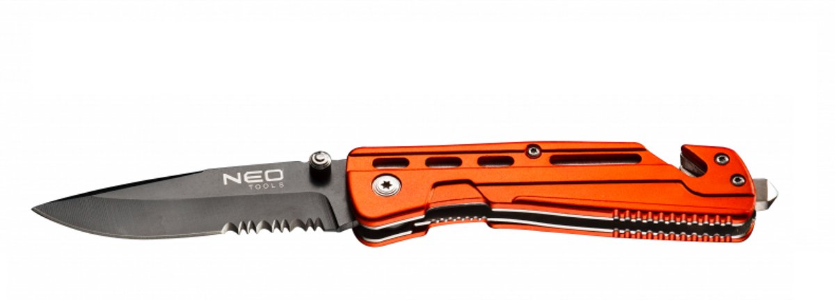NEO TOOLS - Vouwmes - RVS - 165mm - 5-in-1 Functies