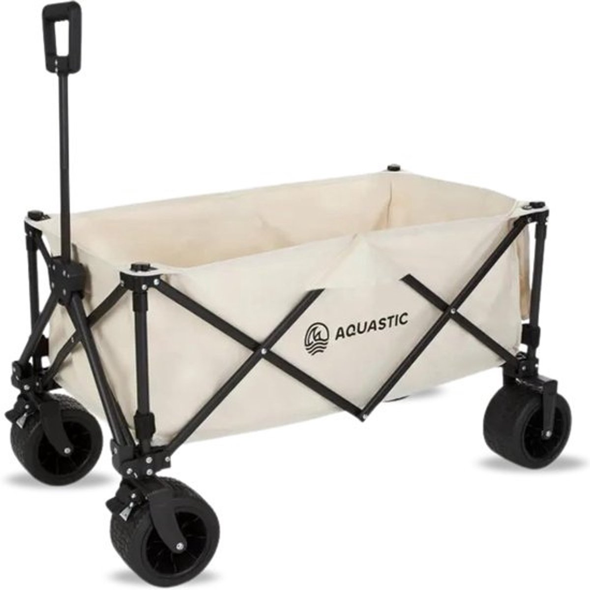 Opvouwbare transportwagen - 127 l - Duurzame trolley - Voor strand, tuin en kamperen