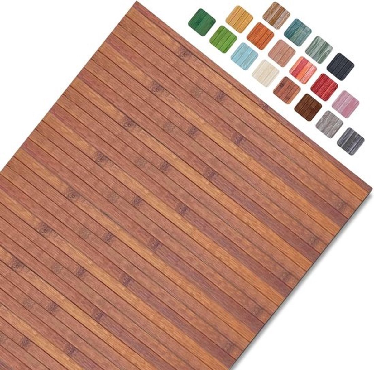 Bamboe keukentapijt - 50 x 180 cm - Antislip en wasbaar - Duurzaam en milieuvriendelijk