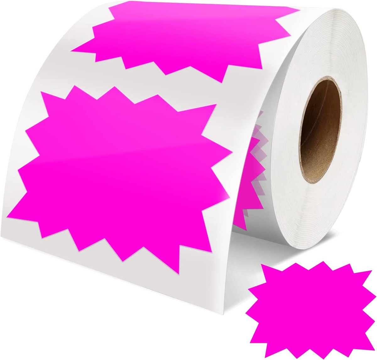 Price Labels Stickers Purple 75mm X 100mm Self Adhesive Big Star Signs Sales Signs Removable Waterproof Labels For - ShopVlot