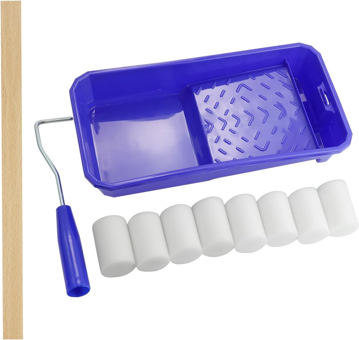Paint Roller Set, Small, 5 cm, Foam Paint Roller Covers, 2 Inch Paint Roller, Mini Paint Roller, Paint Roller Frame - ShopVlot