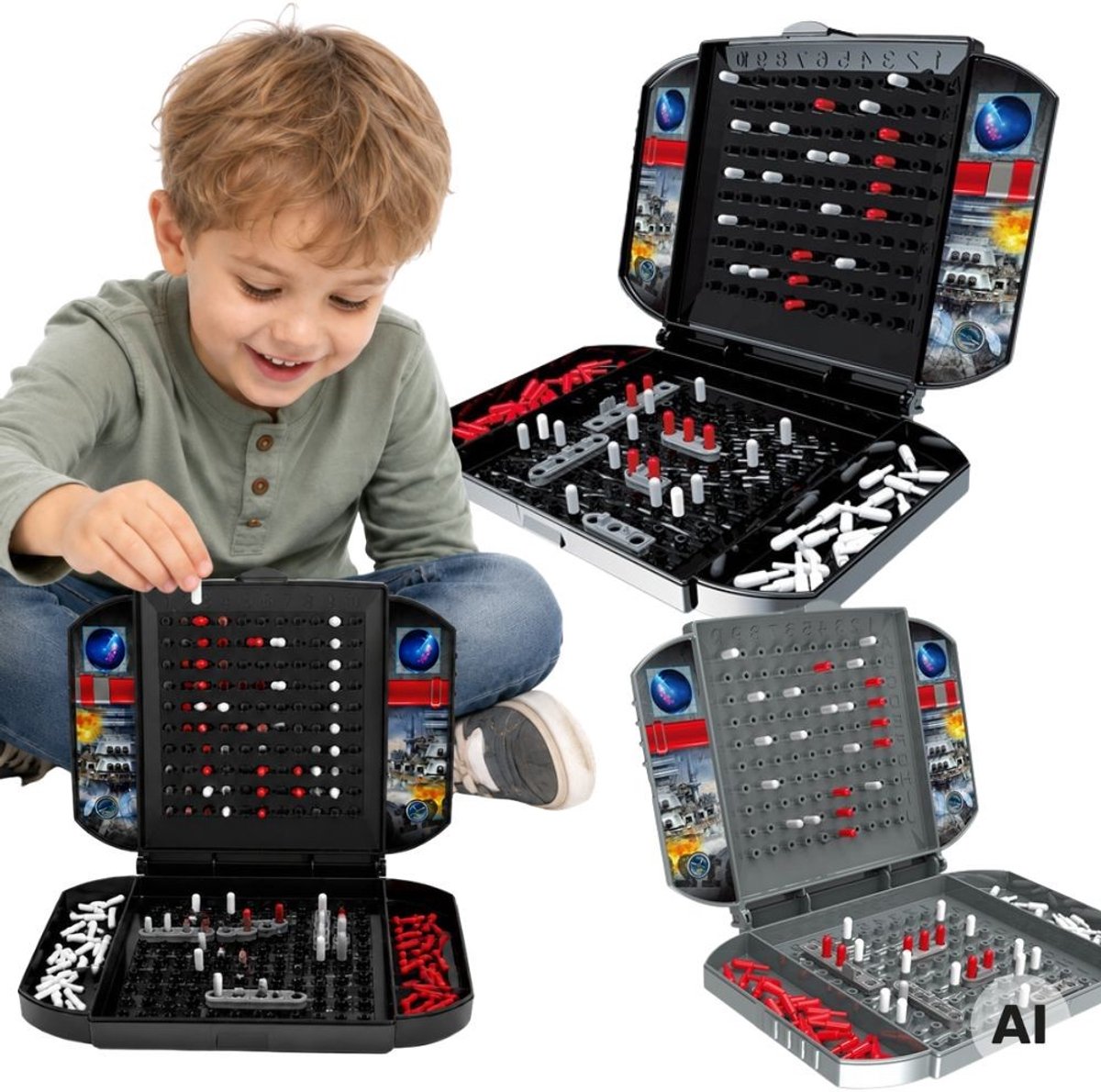 Woopie Bordspel Schepen Mega Zeeslag 4+ - UNI