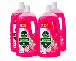 Dettol - Allesreiniger - Power & fresh kersenbloesem - 4x2L
