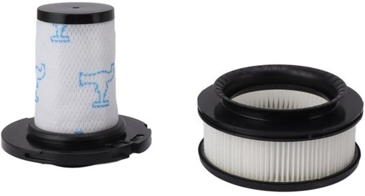 Dailygoods-filterset - wasbaar - Stofzuigerfilter - voor robotstofzuiger - Vervanging - ZR009007/ZR009008 - Robotstofzuiger - Hoge efficiëntie - ABS-materiaal