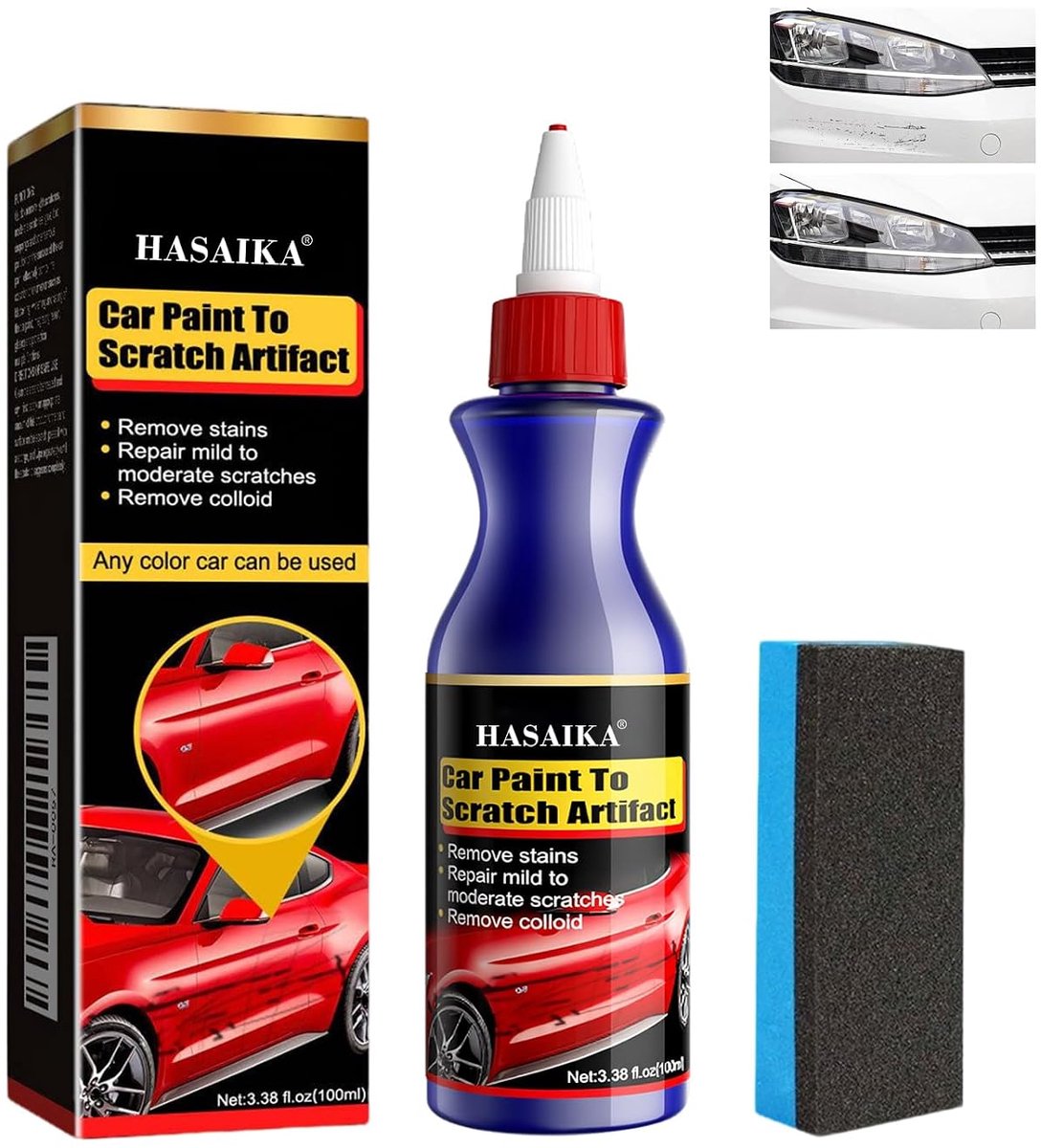 Scratch Remover, Polishing Kit, Vehicle Scratch Remover Remover, Fine Scratches and Abrasion Marks (100 ml) - ShopVlot