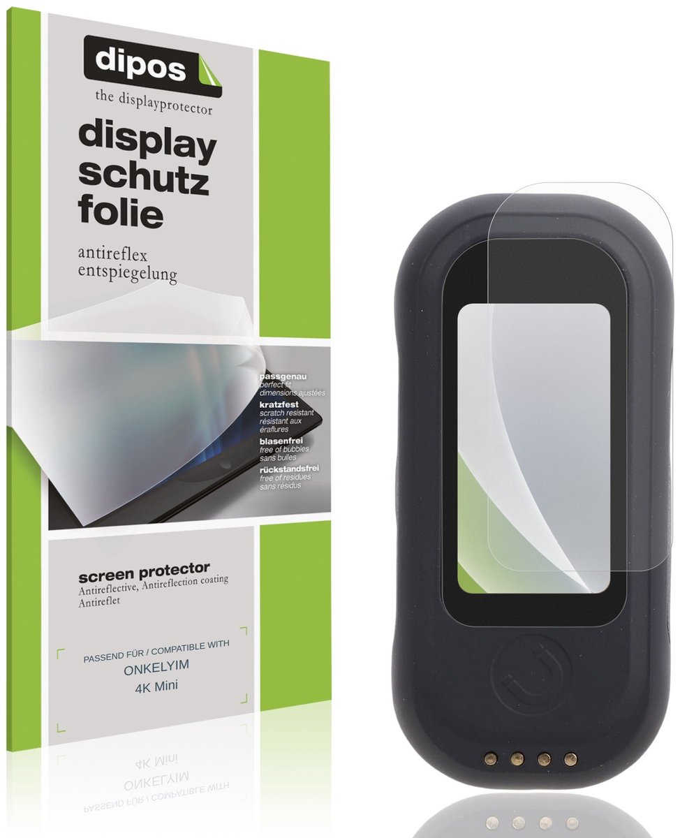 dipos – 4x Matte Beschermfolie geschikt voor ONKELYIM 4K Mini | Krasbestendige & antireflecterende Screenprotector Ultra-Thin