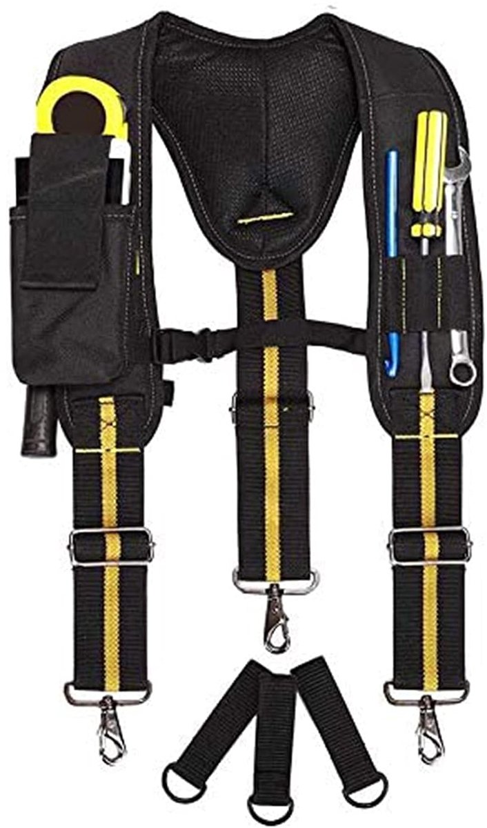 Y-shaped multifunctional tool harness that can hang the tool bag to reduce the load - ShopVlot