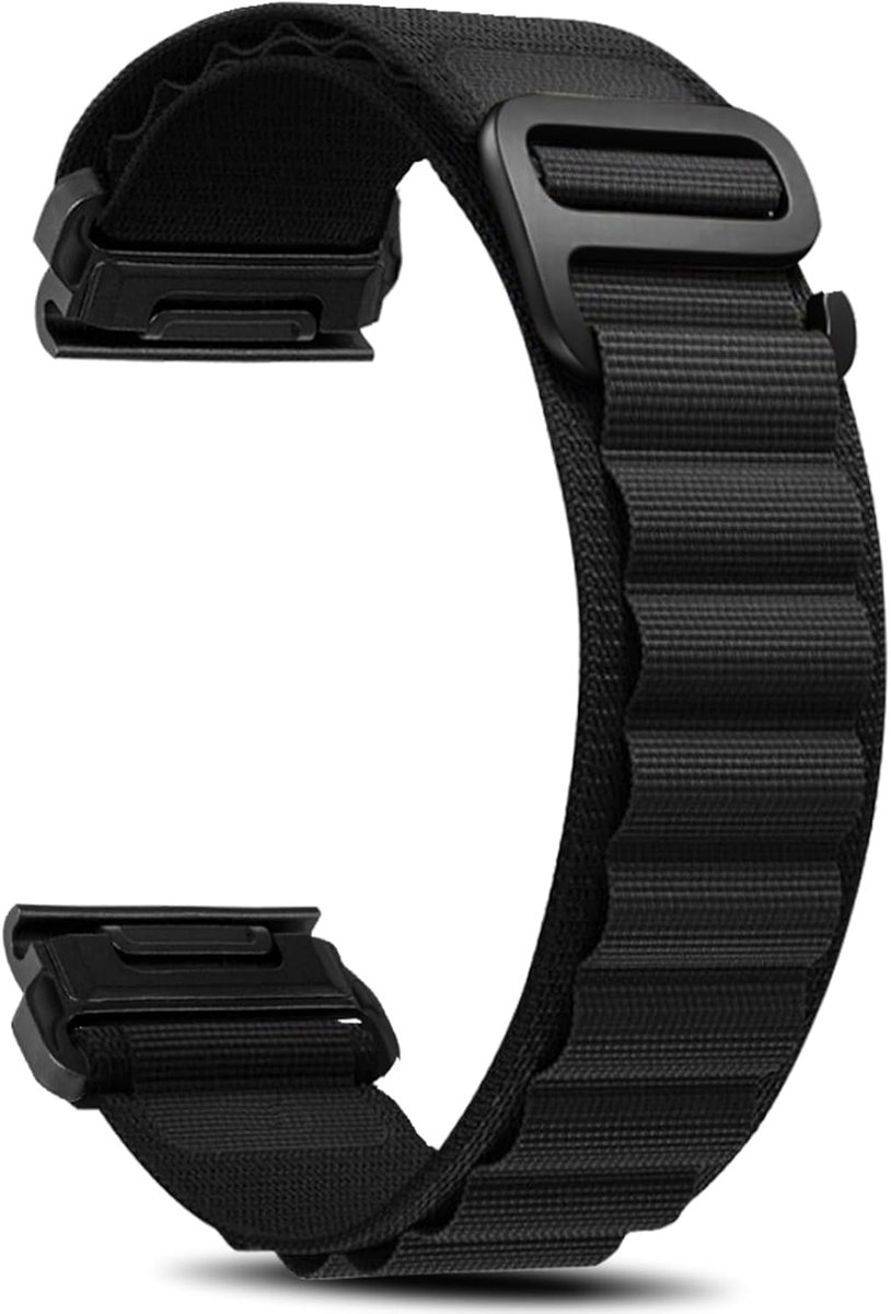 QuickFit 22mm 26mm band, sport nylon titanium G-haak horlogeband - ShopVlot