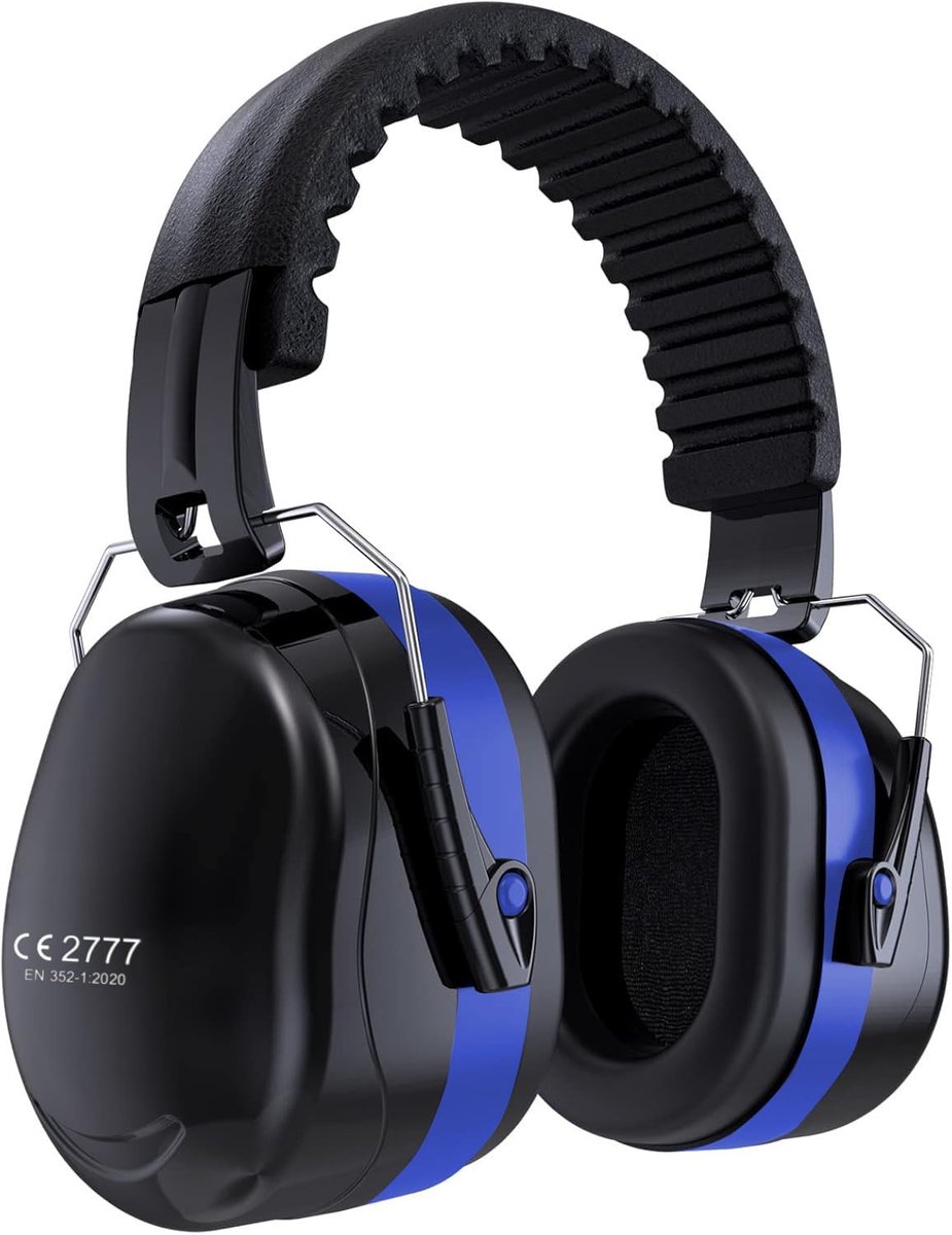 SnelShoppen - Hearing Protection Earmuffs voor Volwassenen, SNR 34dB Geluiddempende Hoofdtelefoon voor Schieten, Tuinieren, Bouw en Maaiwerk