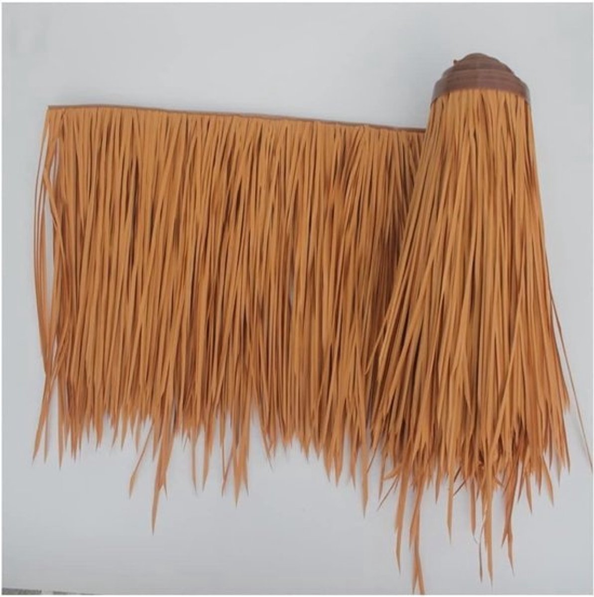 Synthetische palm rieten dakpannen - Kunstmatig rieten dak - Tropische bardecoratie - Vlamvertragend materiaal - 0.5x1m - Geel