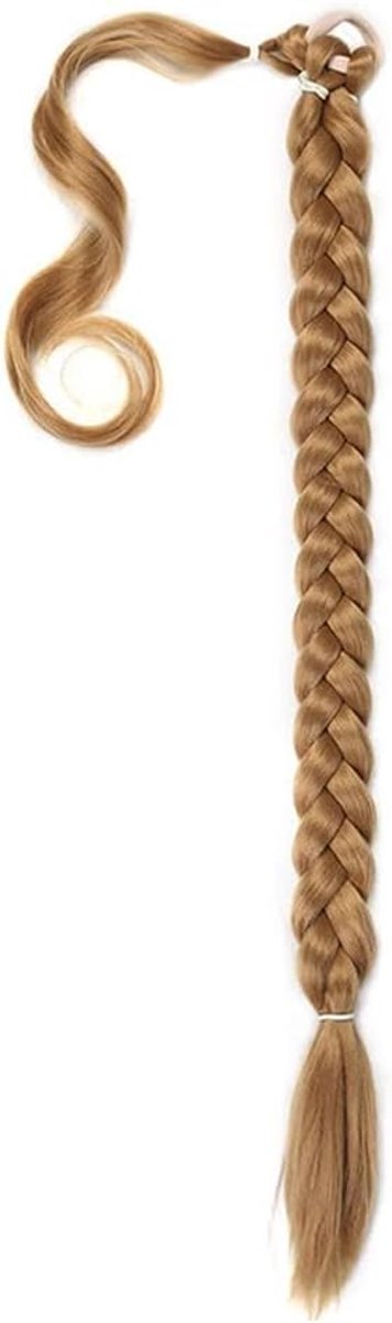 Ponytail verlenging - lang gevlochten haar - wrap around vlecht - eenvoudig te bevestigen - ShopVlot