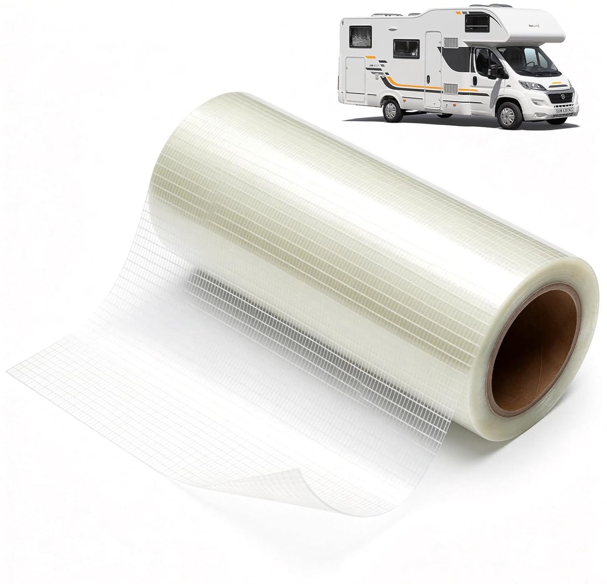 Reparatietape voor voortenten 15 cm x 9 m - zeer plakkerig - slijtvast - perfect voor tenten en zeilen - ShopVlot